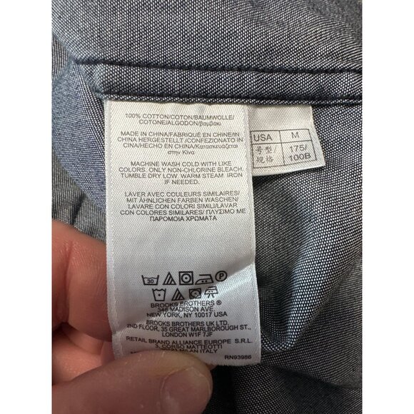 Brooks Brothers Mens Camouflage Button-Up Regular Fit Shirt Size M - Picture 8 of 12